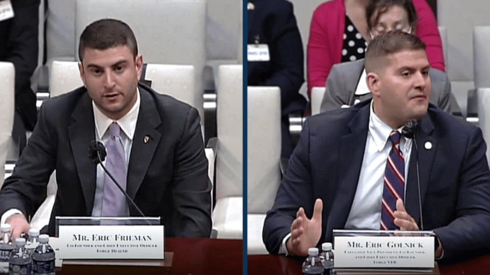 Forge Health CEOs providing expert testimony to Congress