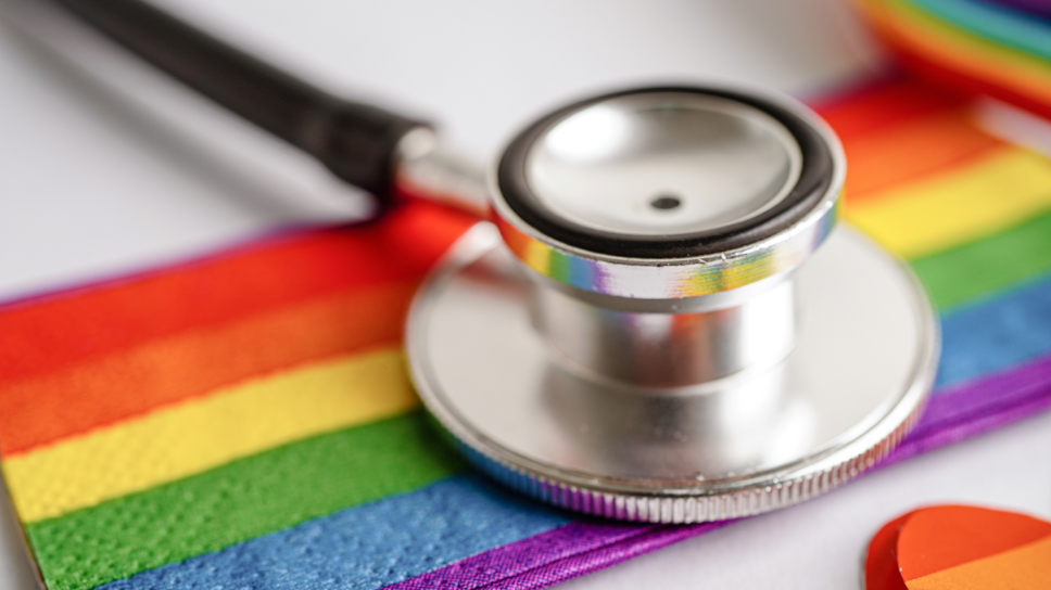 LGBTQ+ Pride Flag and Health
